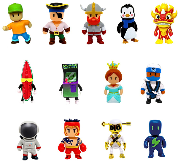 Фото - Игровая фигурка-сюрприз набор STUMBLE GUYS W3 (18 шт.) (SG-40002-CDU)