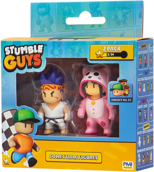 Фото - Колекційна фігурка STUMBLE GUYS СЕНСЕЙ ФАЄРФІСТ І МЯУМЕР 2 фігурки (SG2015-3)