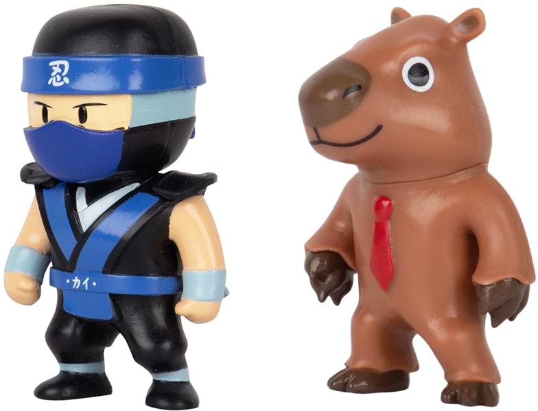 Коллекционная фигурка STUMBLE GUYS НИНДЗЯ КАЙ И КАПИБАРА 2 фигурки (SG2015-9)