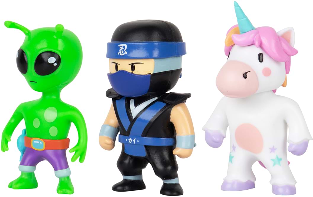 Колекційна фігурка STUMBLE GUYS НІНДЗЯ КАЙ, СПРИНКЛС, ПРИБУЛЕЦЬ 3 фігурки (SG2020-5)