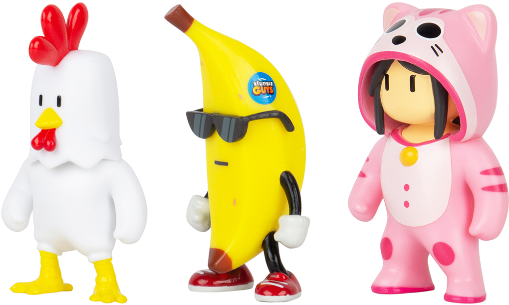 Колекційна фігурка STUMBLE GUYS Курча, БАНАН, М'ЯУМЕР 3 фігурки (SG2020-6)