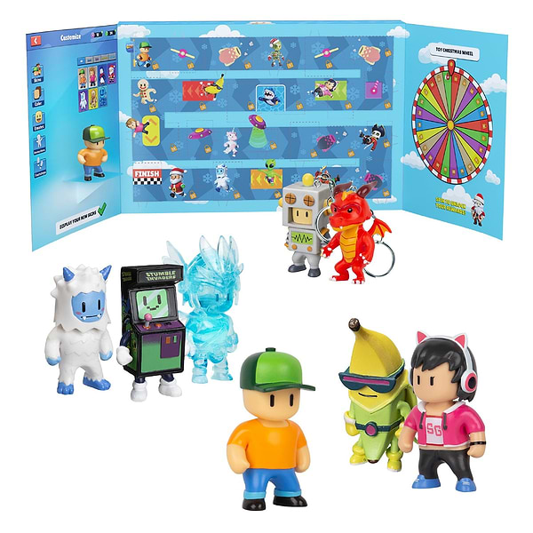 Фото - Ігрова фігурка-сюрприз набір STUMBLE GUYS W2 - АДВЕНТ-КАЛЕНДАР (24 сюрпризи) (SG9205)