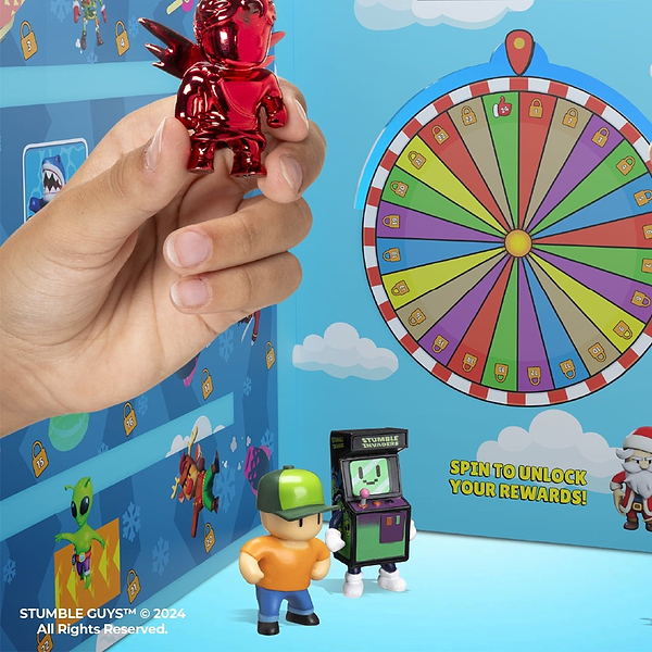 Фото - Ігрова фігурка-сюрприз набір STUMBLE GUYS W2 - АДВЕНТ-КАЛЕНДАР (24 сюрпризи) (SG9205)