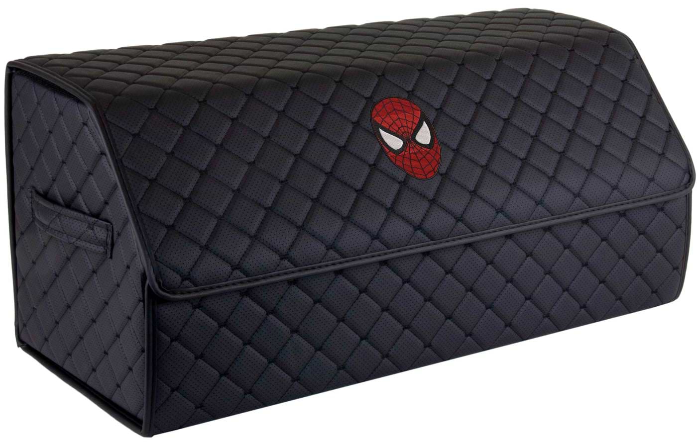 Сумка-органайзер в багажник EVAtech ECO L Spider-Man черная с черной нитью (EHECELBBBBV156)