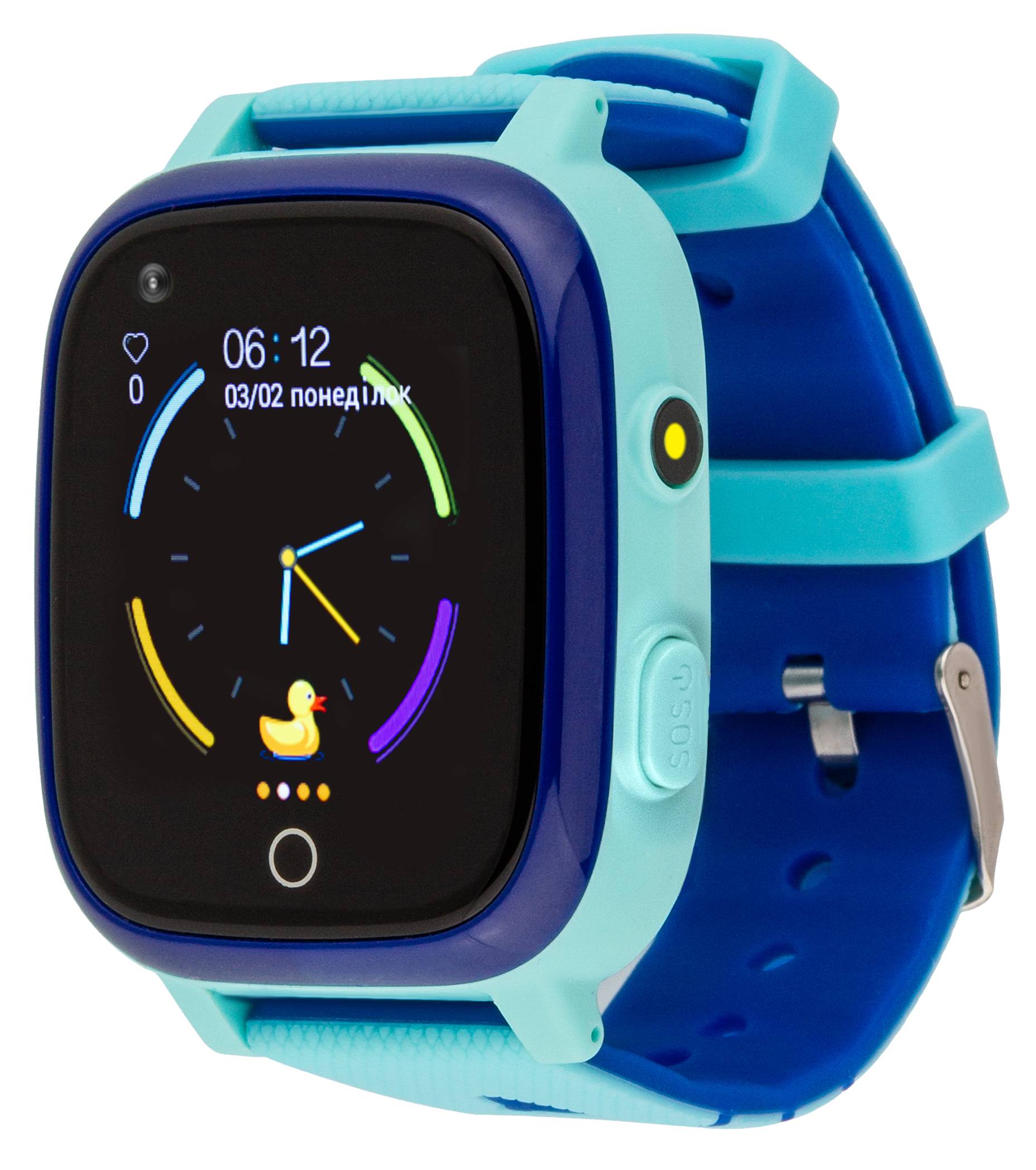 Детские часы AmiGo GO005 4G WIFI Thermometer Blue - Фото 1