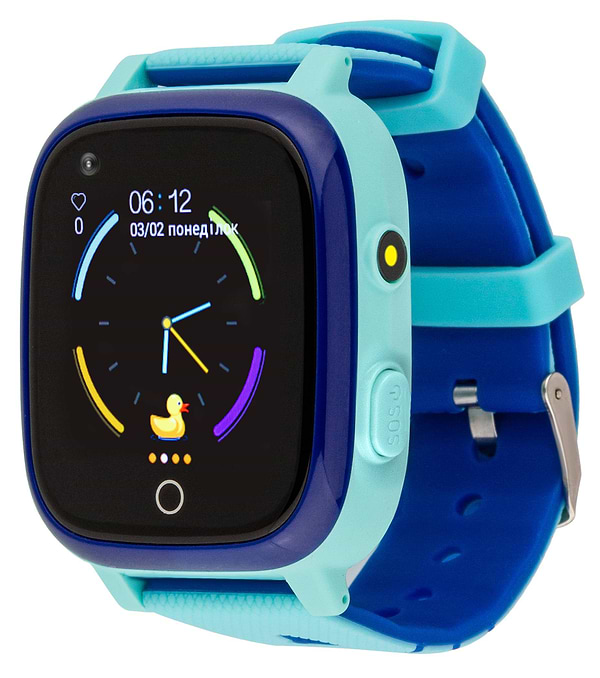 Фото - Дитячий годинник AmiGo GO005 4G WIFI Thermometer Blue