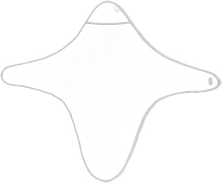 Полотенце-уголок махровое детское Shnuggle SHN-TWL-WHT