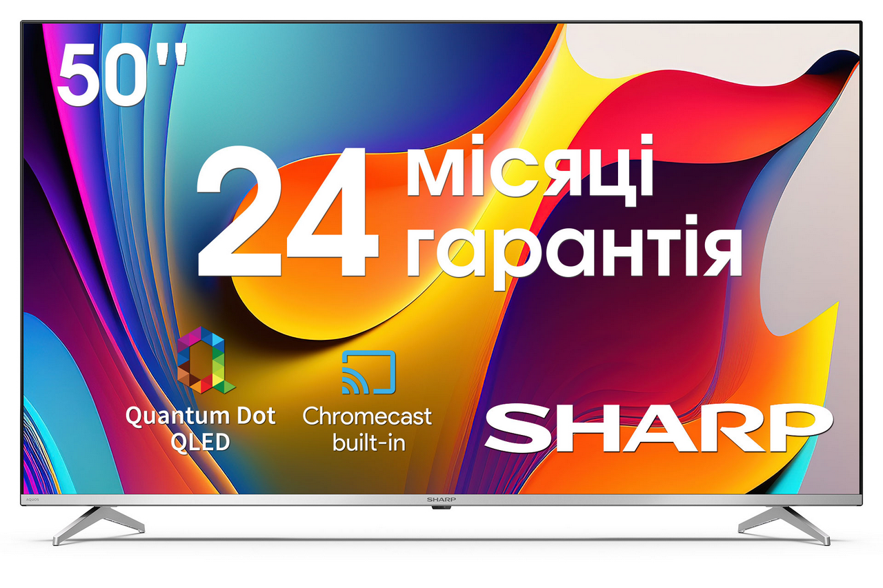 Телевизор Sharp 4T-C50FP1EL2AB - Фото 1