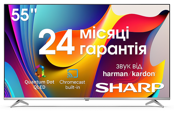 Фото - Телевизор Sharp 4T-C55FP1EL2AB