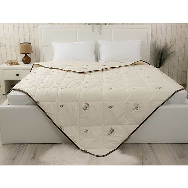 Фото - Одеяло зимнее полуторное Руно 140х205 шерстяная (321.52ШК+ПМ_Sheеp)