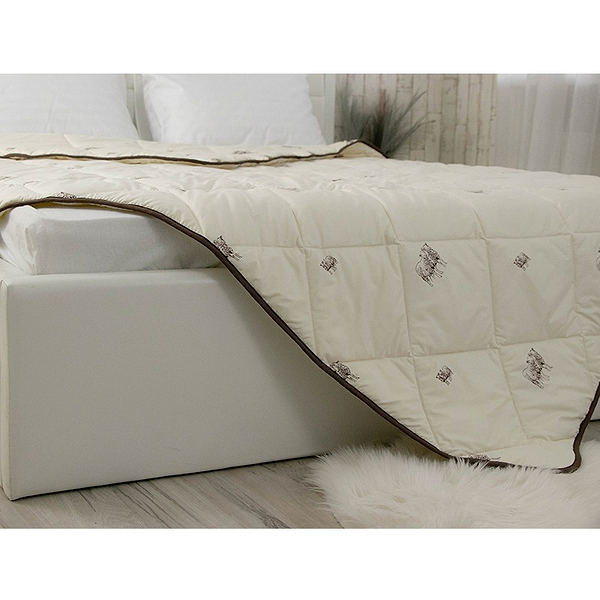 Фото - Одеяло зимнее полуторное Руно 140х205 шерстяная (321.52ШК+ПМ_Sheеp)