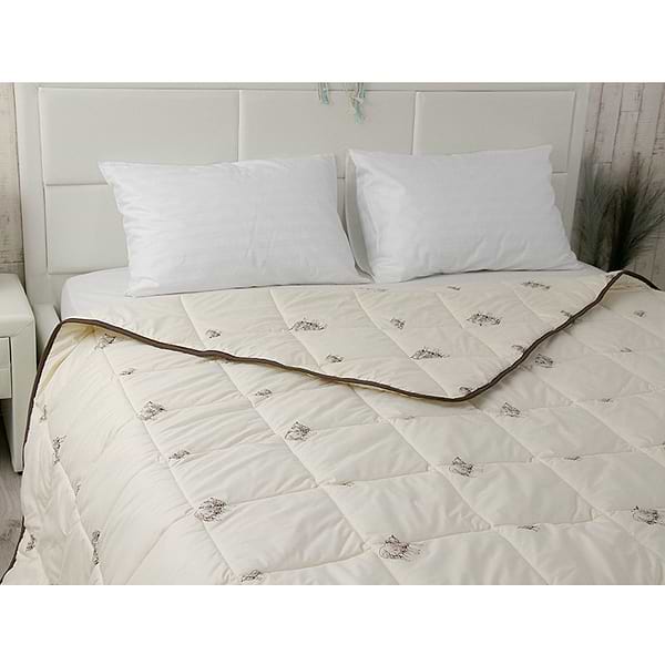 Фото - Одеяло зимнее полуторное Руно 140х205 шерстяная (321.52ШК+ПМ_Sheеp)