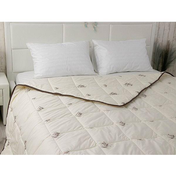 Фото - Ковдра зимова двоспальна євро Руно 200х220 вовняна (322.52ШК+ПМ_Sheеp)