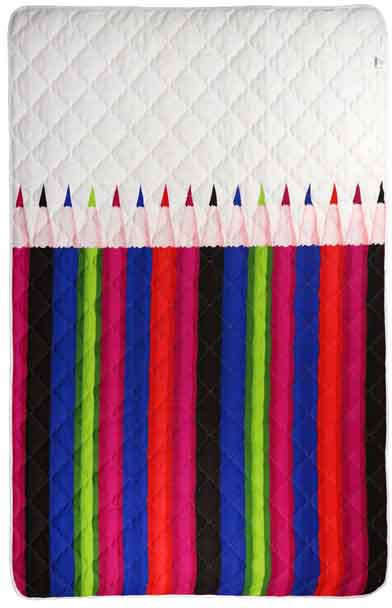 Фото - Ковдра літня двоспальна Руно 172х205 вовняна Pencils (316.137ШК_Pencils)