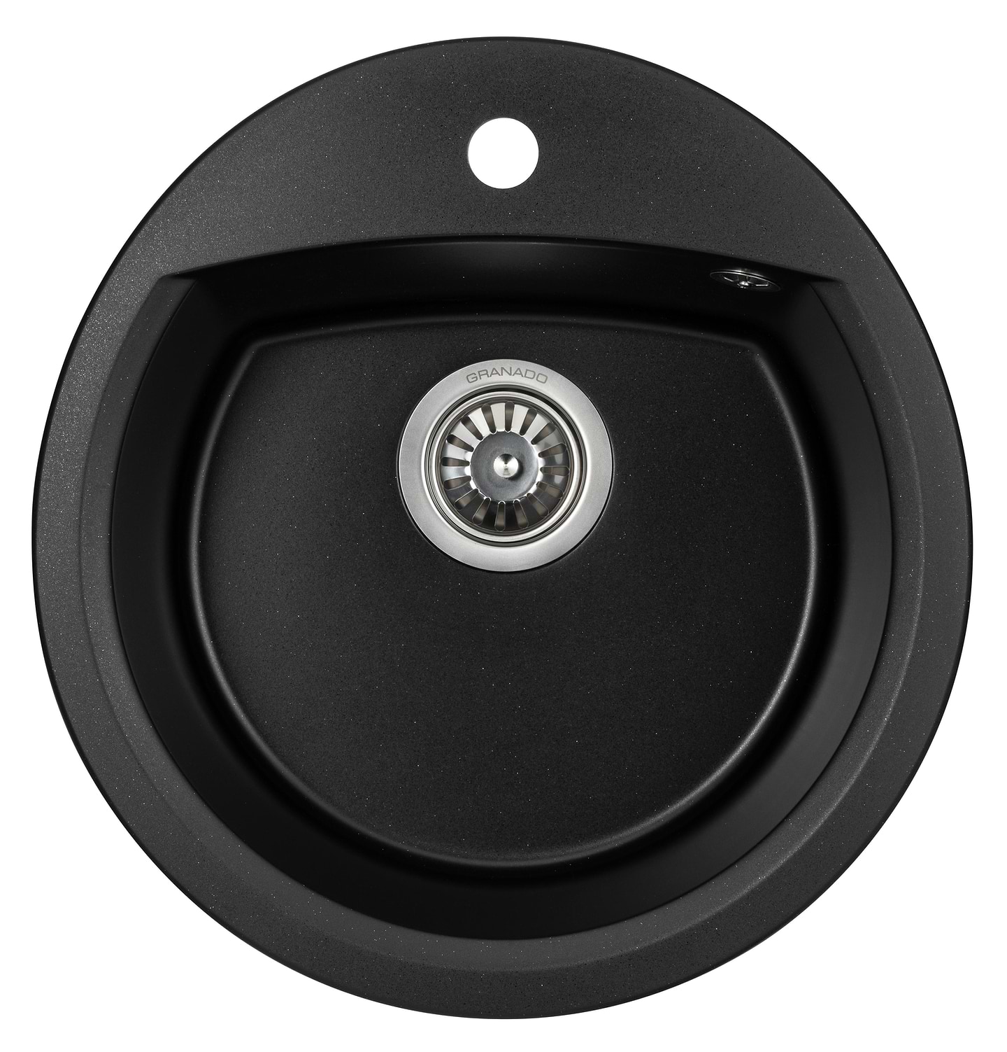 Мийка кухонна GRANADO RONDA black shine - Фото 1