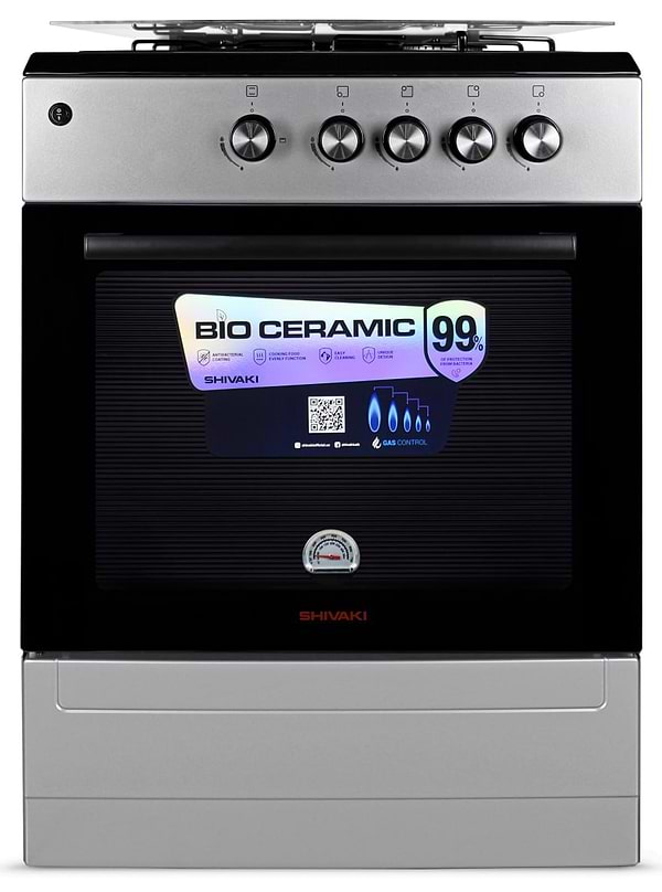 Фото - Плита газовая Shivaki Apetito 10-G Grey