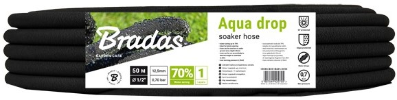 Шланг поливочний BRADAS Aqua-drop Flat 50 м (WAD1-2050)