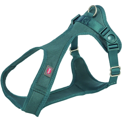 Шлея для собак Trixie Comfort XS–S 30–45 см 15 мм синьо-зелена (4053032679153)
