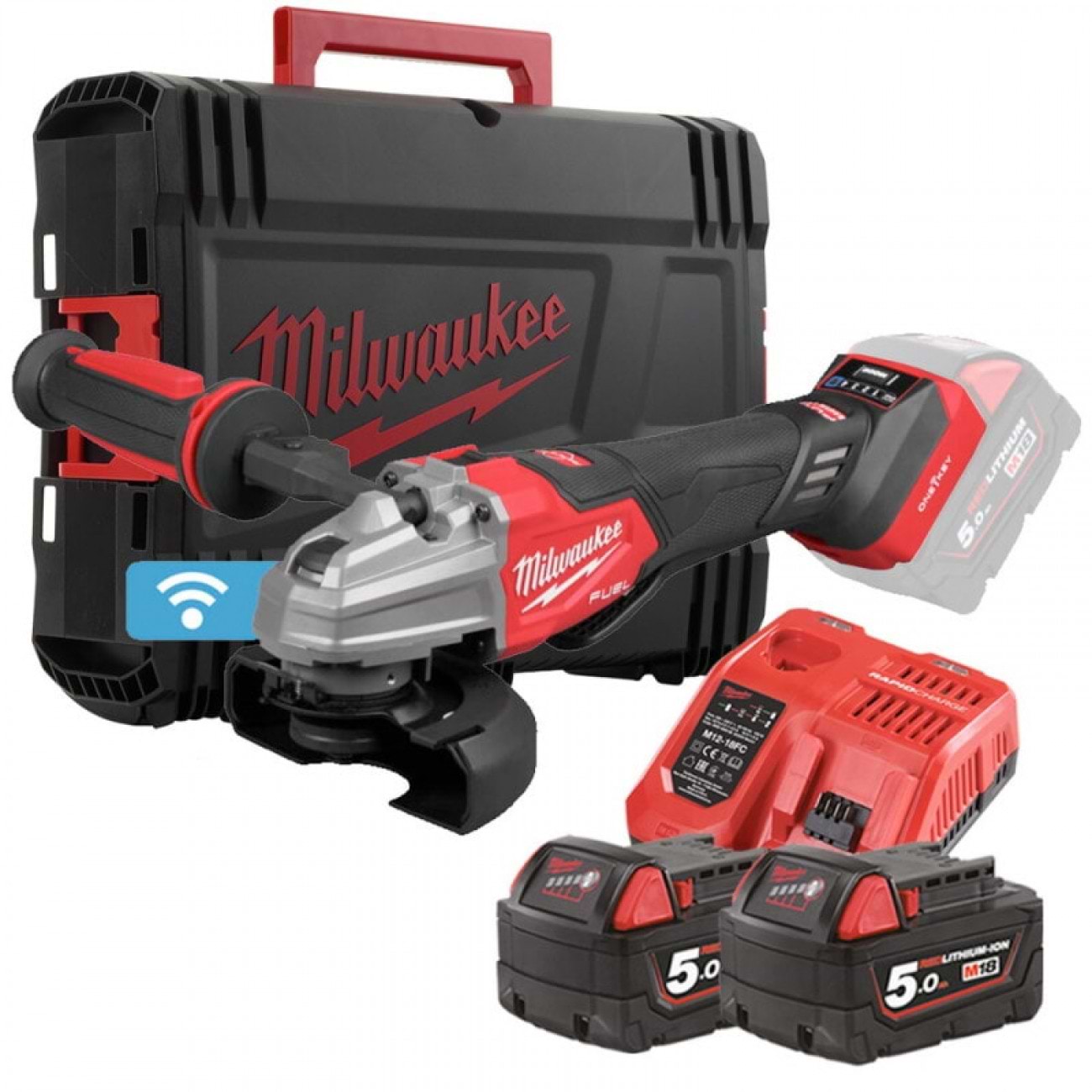Болгарка Milwaukee M18 FSAGSVO125X-502X (4933493553)
