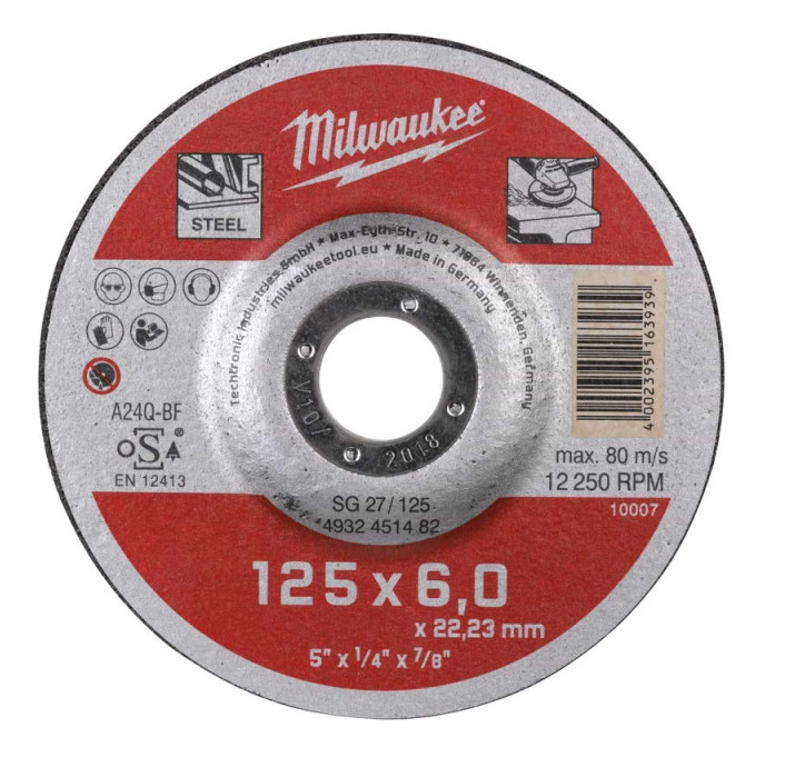 Круг відрізний по металу Milwaukee SCS 41/125х6 мм (4932451482)