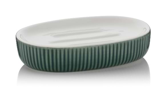 Мыльница Kela Ava зеленые альпы 13.5х8.5х3 см (24415)