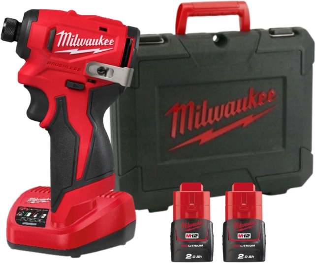 Дриль-шуруповерт Milwaukee 1/4'' HEX M12 BLIDRC-202C (4933499690)