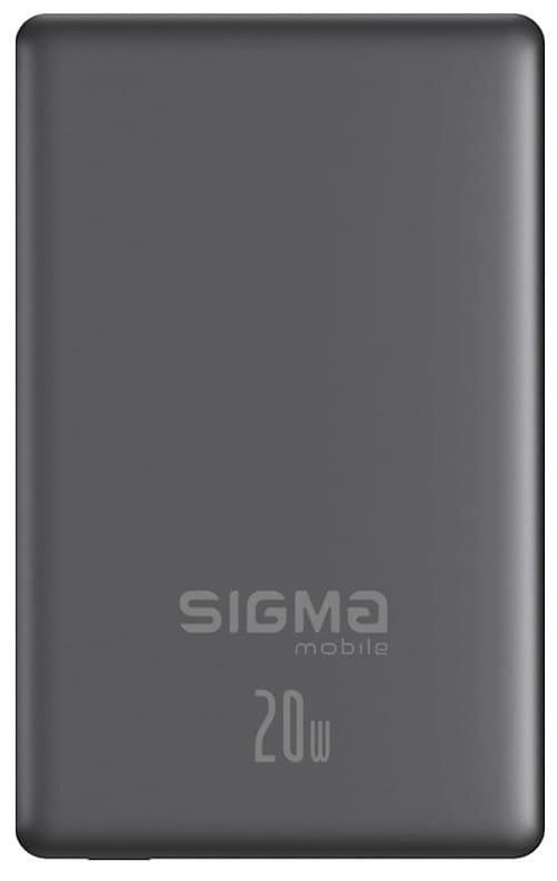 Фото - Батарея мобільна Sigma mobile X-power 10000mAh Grey (SI10A7QL-MAG)