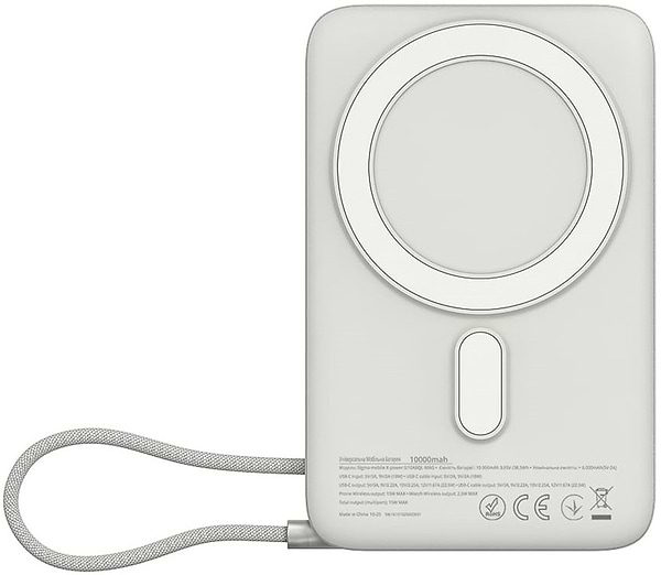 Фото - Батарея мобільна Sigma mobile X-power 10000mAh Silver (SI10A8QL-MAG)