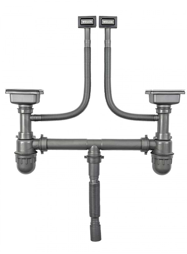 Фото - Мойка кухонная Weilor Filigran WRC DB6945 Graphit