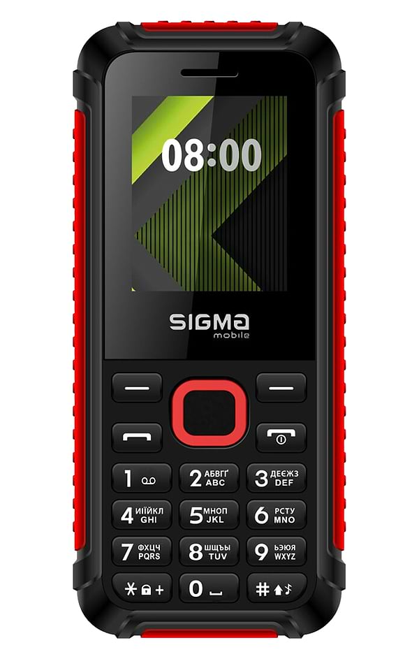 Фото - Мобильный телефон Sigma mobile X-style 18 Track Dual Sim Black/Red