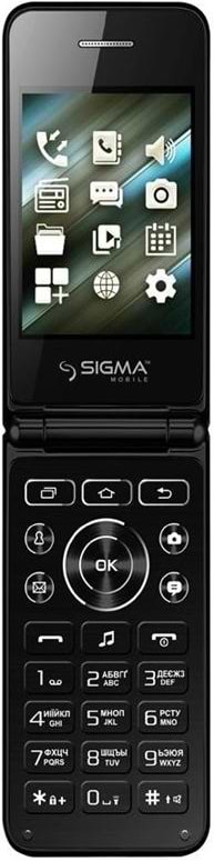 Фото - Мобильный телефон Sigma mobile X-style 28 Flip Dual Sim Black