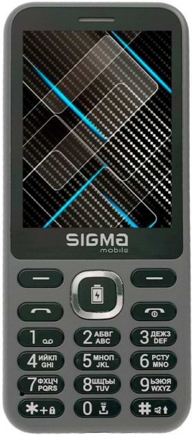Мобильный телефон Sigma mobile X-Style 31 Power Dual Sim Grey - Фото 1
