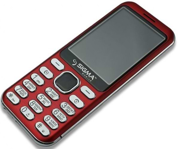 Фото - Мобильный телефон Sigma mobile X-style 33 Steel Dual Sim Red