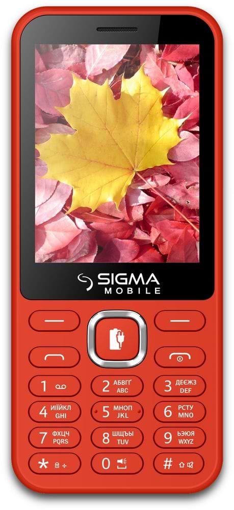 Мобильный телефон Sigma mobile X-style 31 Power Dual Sim Red - Фото 1