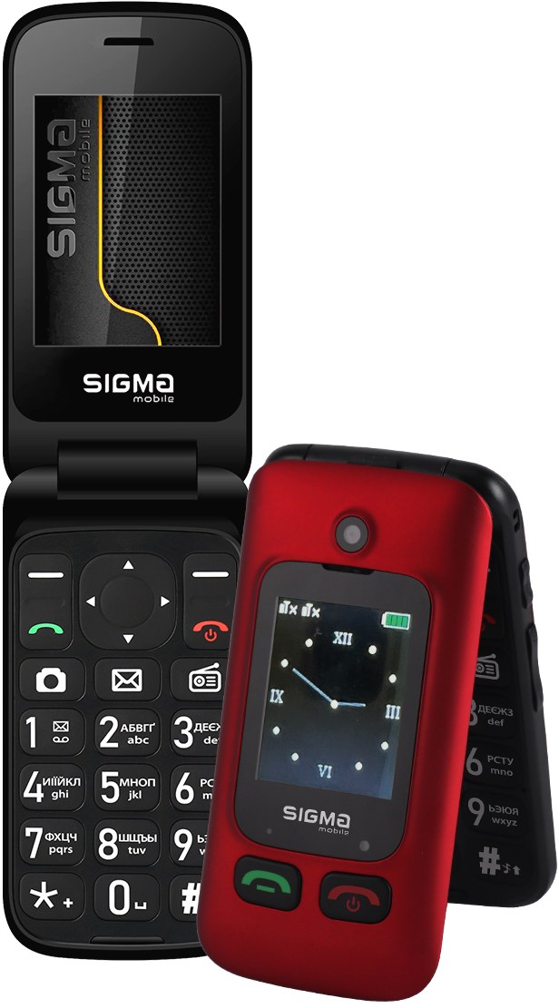 Фото - Мобильный телефон Sigma mobile Comfort 50 Shell DUO Type-C Red/Black