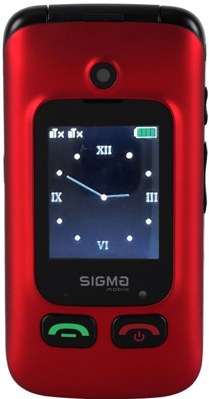 Фото - Мобильный телефон Sigma mobile Comfort 50 Shell DUO Type-C Red/Black