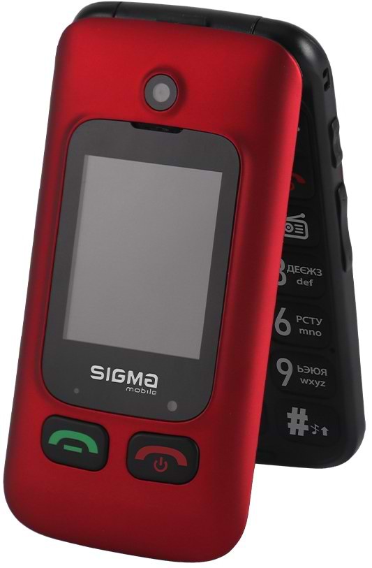 Фото - Мобильный телефон Sigma mobile Comfort 50 Shell DUO Type-C Red/Black