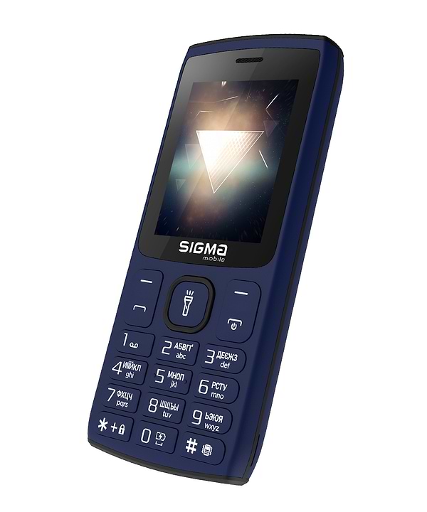 Фото - Мобильный телефон Sigma mobile X-style 34 NRG TYPE-C Blue
