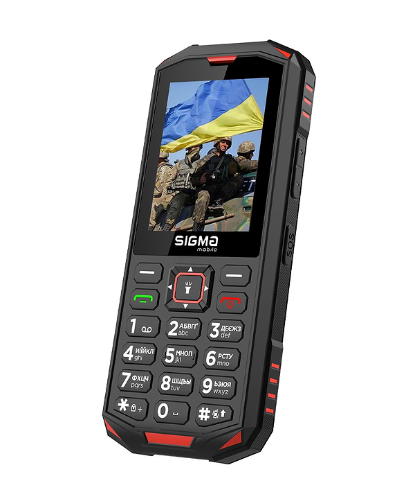 Фото - Мобильный телефон Sigma mobile X-treme PA68 DS Black-Red