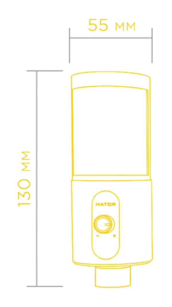 Фото - Мікрофон до комп'ютера Hator Signify RGB PRO+ (HTA-516)