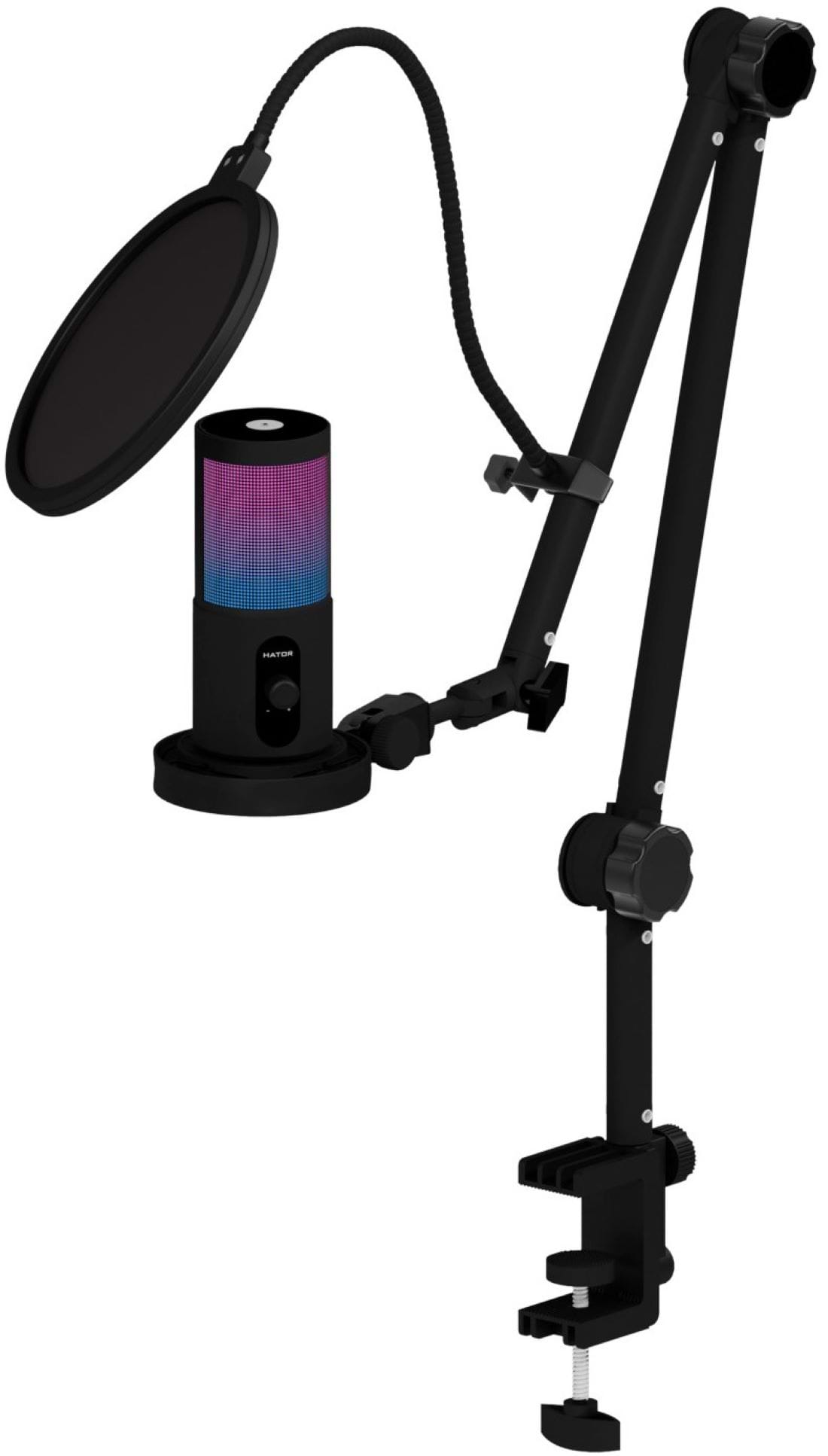 Мікрофон до комп'ютера Hator Signify RGB PRO+ (HTA-516) - Фото 1