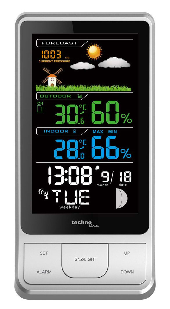 Фото - Метеостанция Technoline Black/Silver (WS6441)