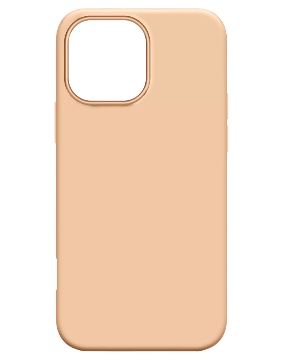 Чехол для смартфона MAKE Silicone Apple iPhone 16 Pro Max Rose Gold (MCL-AI16PMRG) - Фото 1