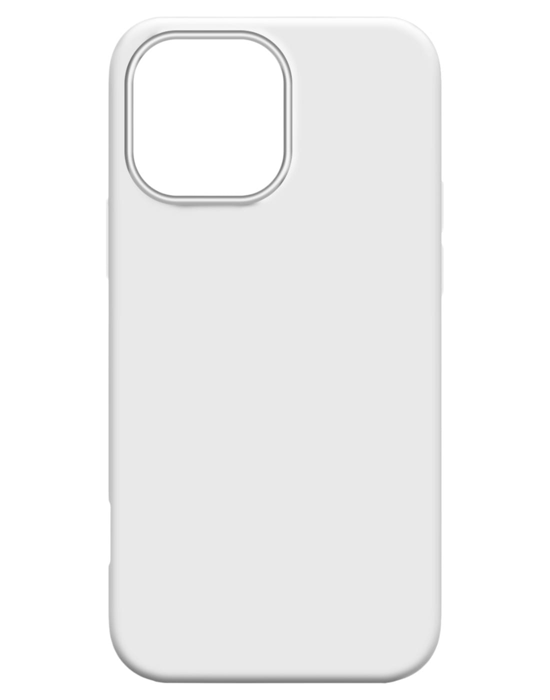 Чехол для смартфона MAKE Apple iPhone 16 Pro Max Silicone Titanium White (MCL-AI16PMSI) - Фото 1