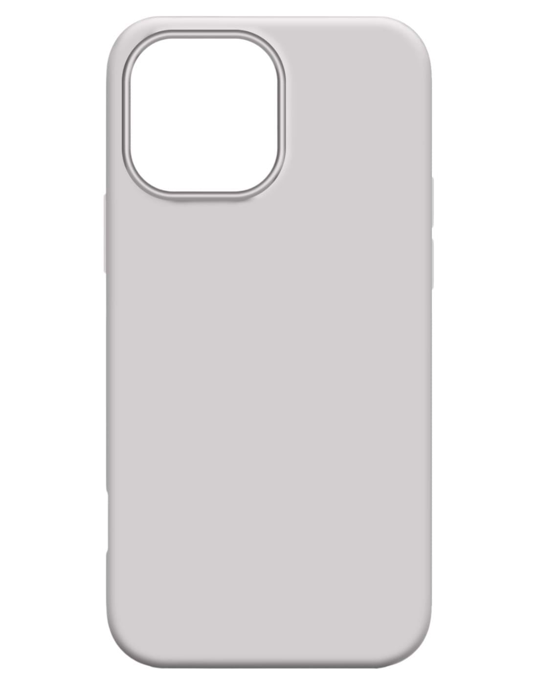Чехол для смартфона MAKE Silicone Apple iPhone 16 Pro Max Titanium (MCL-AI16PMTM) - Фото 1