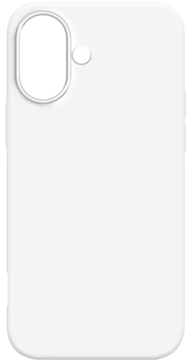 Чехол для смартфона MAKE Silicone Apple iPhone 16 White (MCL-AI16WH) - Фото 1