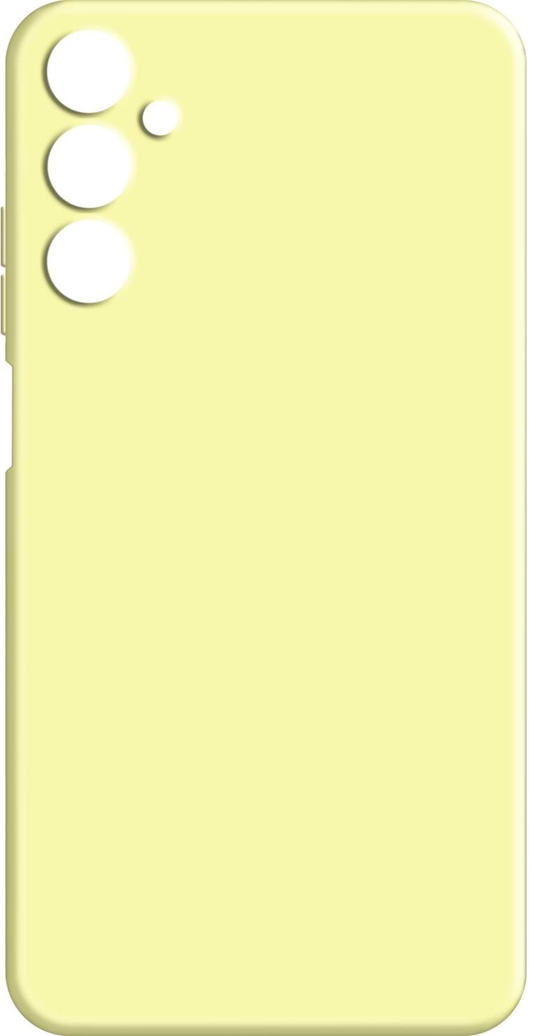 Чехол для смартфона MAKE Silicone Samsung A25 Yellow (MCL-SA25YE) - Фото 1