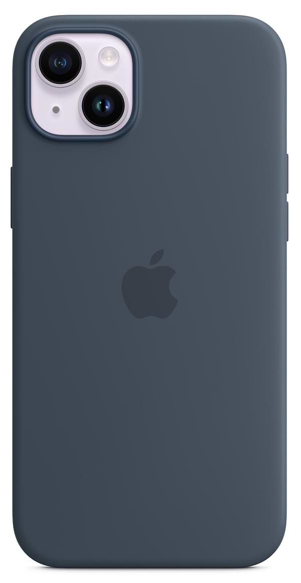 Фото - Чохол для смартфону Apple iPhone 14 Plus Silicone Case with MagSafe - Storm Blue (MPT53)