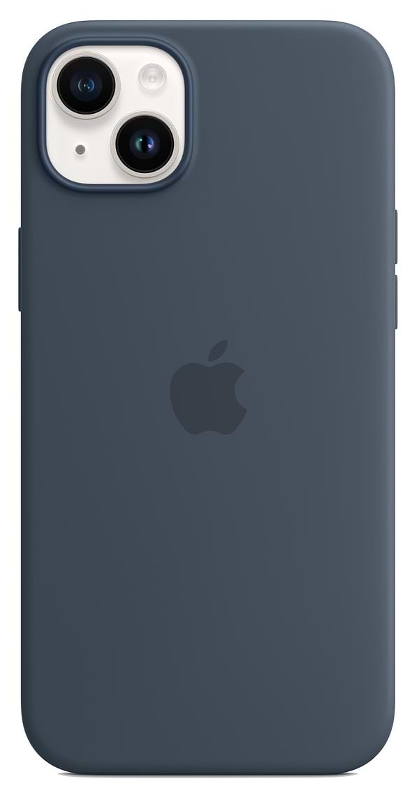 Фото - Чохол для смартфону Apple iPhone 14 Plus Silicone Case with MagSafe - Storm Blue (MPT53)