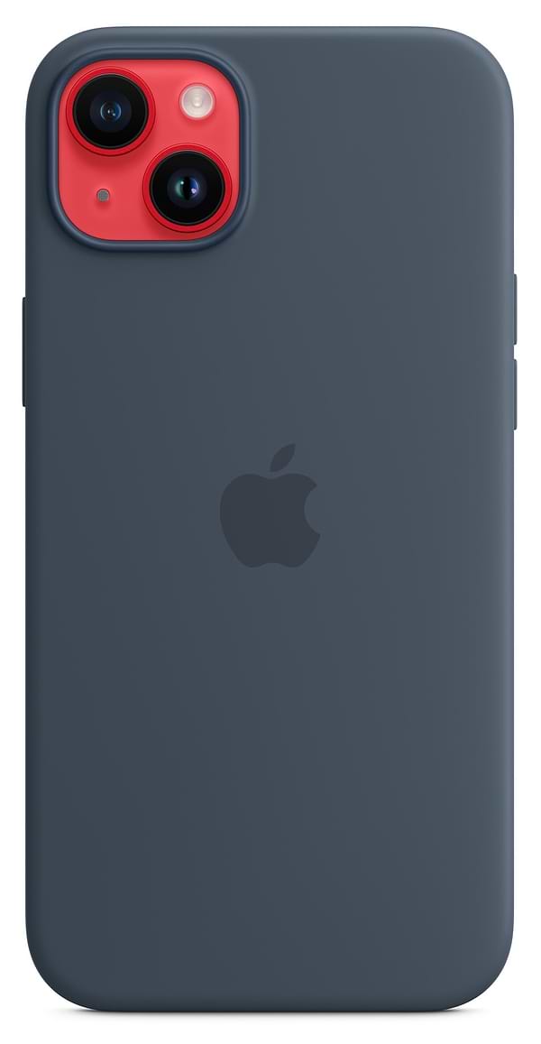 Фото - Чохол для смартфону Apple iPhone 14 Plus Silicone Case with MagSafe - Storm Blue (MPT53)